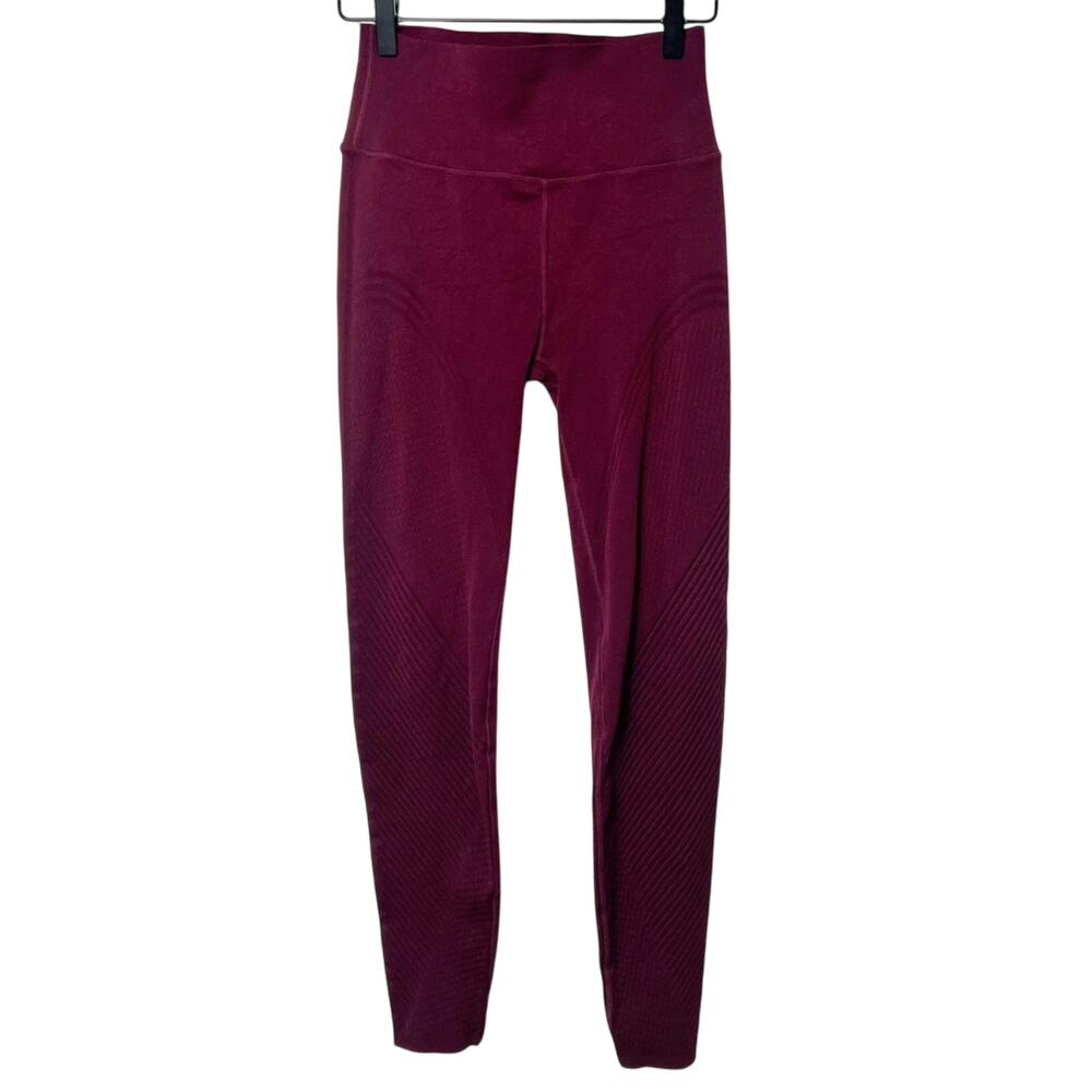 Sculpt Knot Made by Fabletics Maroon Butgundy Size Large Stretchy Leggings